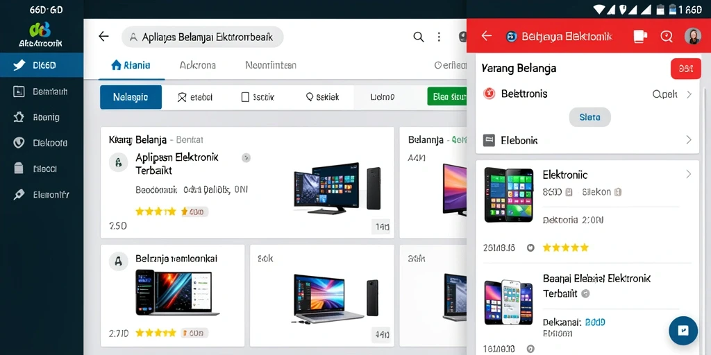 Tampilan antarmuka aplikasi 66D yang modern dan mudah digunakan.