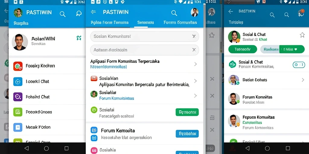 Tampilan antarmuka aplikasi PASTIWIN yang sederhana dan intuitif.