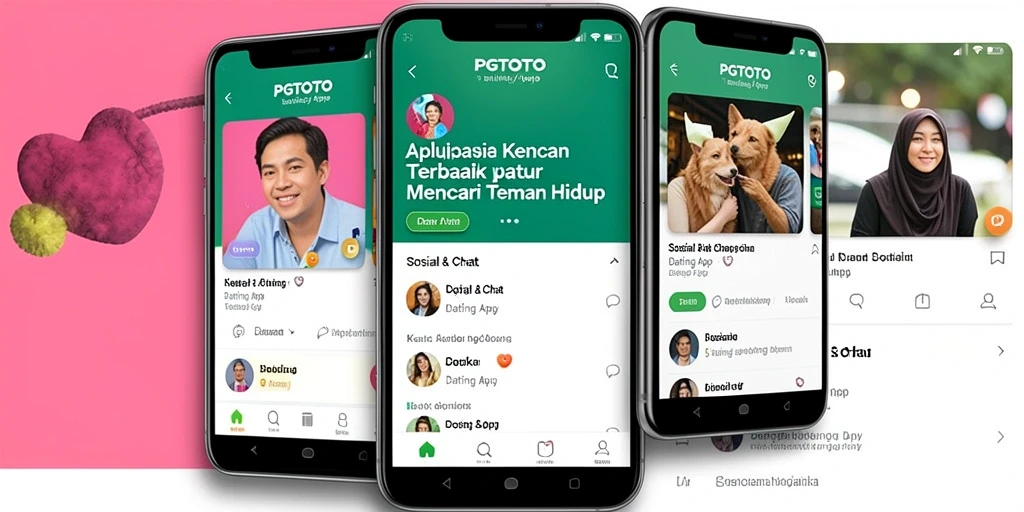 Antarmuka aplikasi PGTOTO yang menarik dan intuitif untuk pencarian kencan.